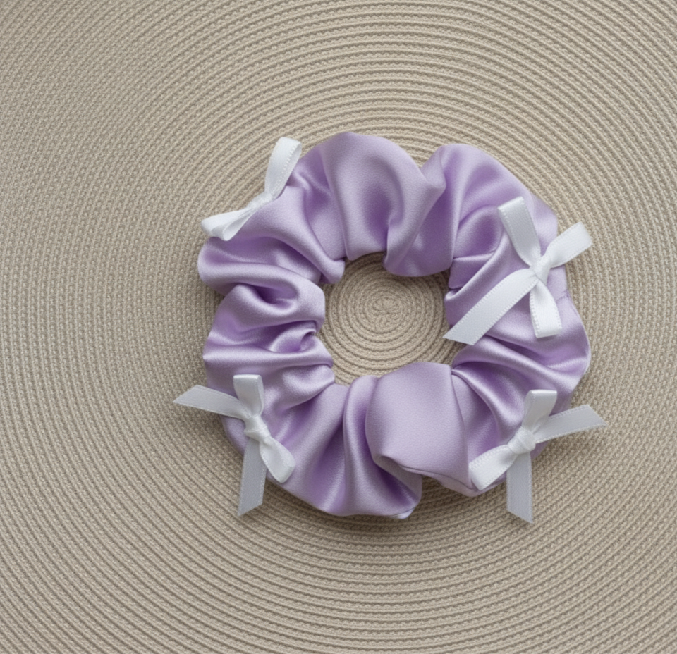 Scrunchies estilo coquette