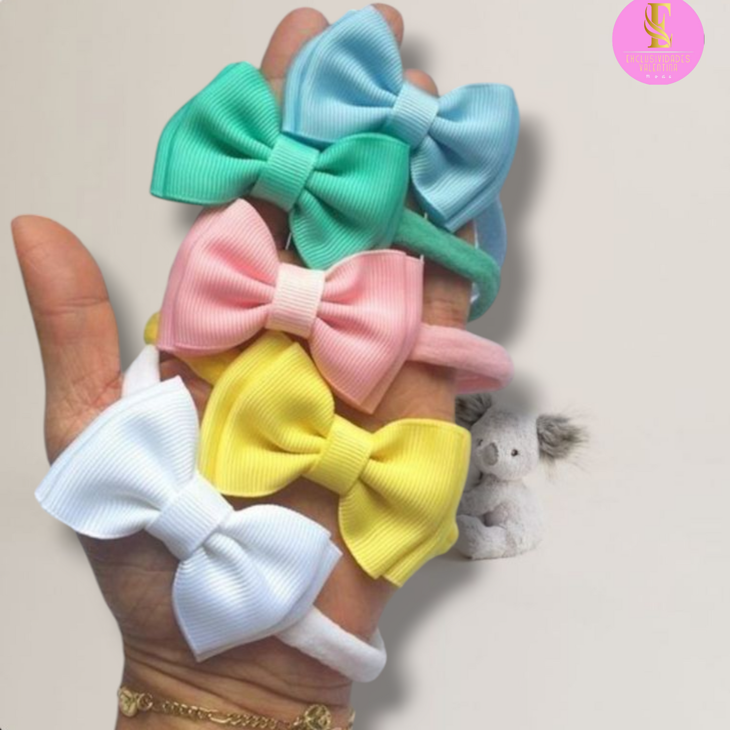 Banditas elástica para niñas pequeñas