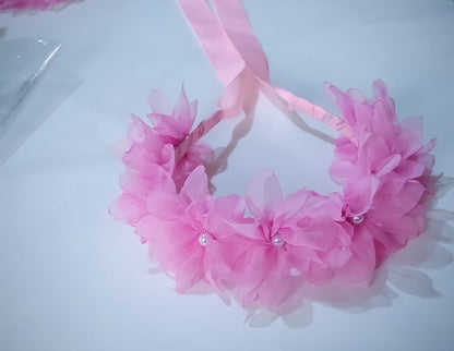 Diadema, tipo coronitas de flores